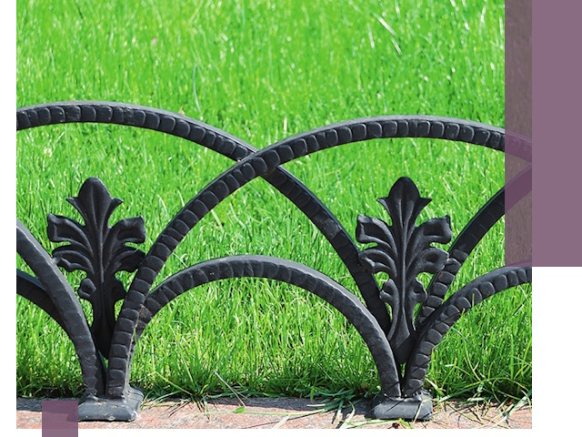 Декоративные металлические бордюры под ключ в Добрянке