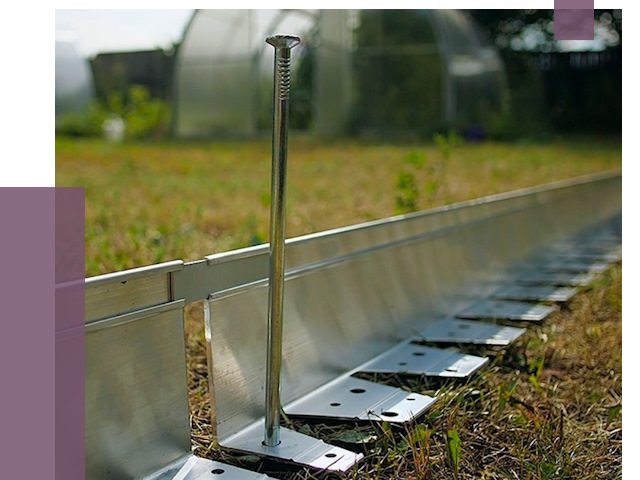 Металлические бордюры для газона в Добрянке от 4243 руб. | ПРОЛЁТ-Дбр