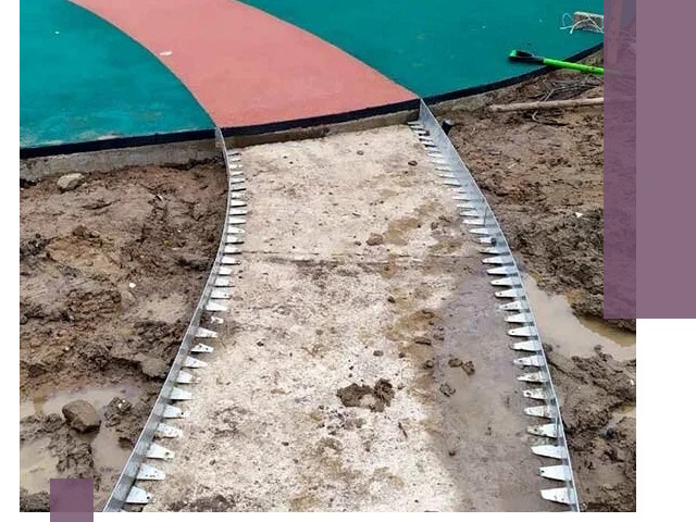 Металлические бордюры для дорожек в Добрянке — монтаж и изготовление