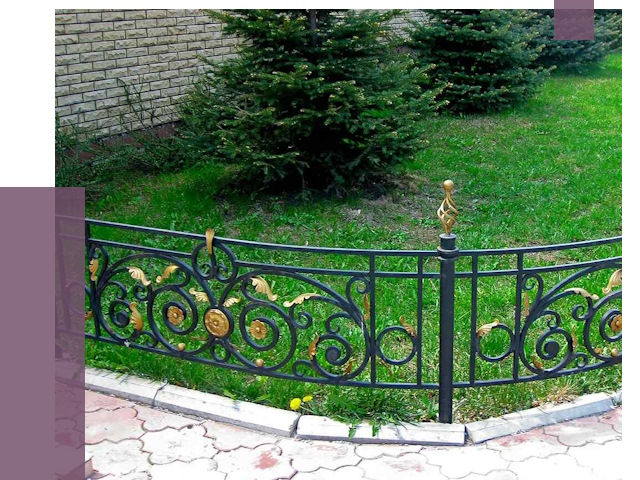 Кованые газонные ограждения в Добрянке от 7526 руб. — ПРОЛЁТ-Дбр