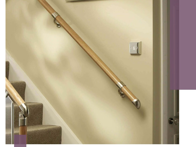 Монтаж пристенных поручней профессионально в Добрянке