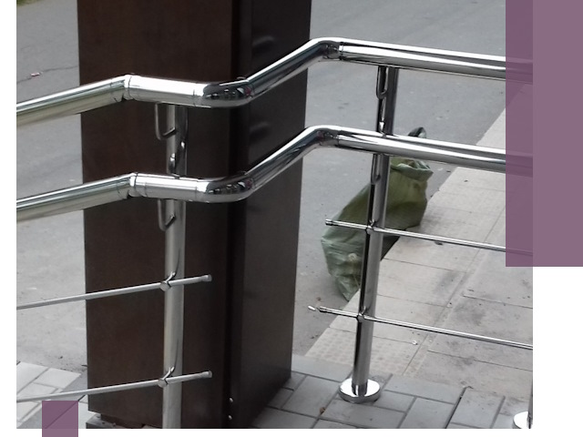 Монтаж поручней из нержавеющей стали в Добрянке качественно и быстро